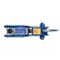 The rolling jack Kraft KT 820011, low-profile, rubber support, case, h = 80-360 mm, 2 t