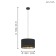 ESTEPERRA 1x40W chandelier E27
