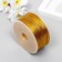 Lurex cord 2 mm, 50 m, gold