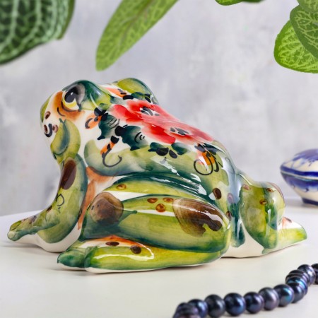 Souvenir "Frog Sonya", Gzhel, Color-3