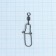 Twal with a Volzhaanka Flasp 101d Rolling Swivel with Nice Snap No. 4x4, Test 15 kg, 10 pcs