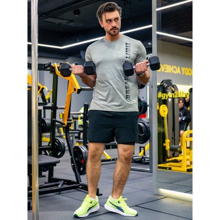 Male sports shorts, size 50, black color-5