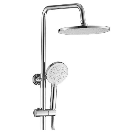 Savol S-600608A shower system, tropical shower, shower set, brass, chrome-1