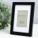 Photo frame MDF "Ellis" 10x15 cm, with a paspartm, black