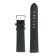 Solomon watch strap, 20 mm, genuine leather, L-20 cm, black