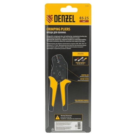 Ticks for squeezing isolir. Tips Denzel 17747, NKI and NVI, GSI sleeve, 0.5 - 2.5 mm2-7