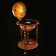 Globe bar decorative "Wanderer map" 87x47x47 cm