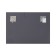 Wall mirror, 50 x 70, with a shelf, with 2 brackets