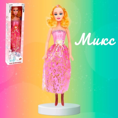 Rostovo doll "Tanya" in a dress, with sound, 54 cm, color mix-4