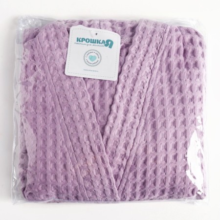 Waffel Baby Broke I "BOHO" size 34 (122-128 cm) lilac color, 100% cotton 290 g/m2-12