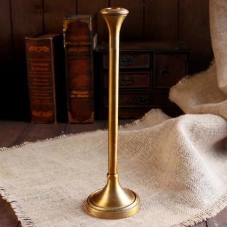 Aluminum Climber "Roman" per 1 candle 9.5x9.5x33 cm-1