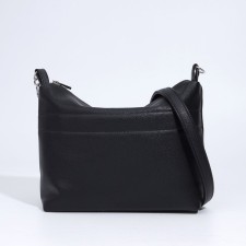 Bag Cross-Bodi with a zipper, black color