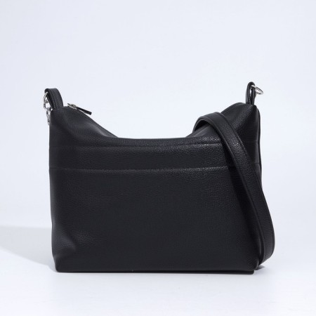 Bag Cross-Bodi with a zipper, black color