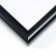 Photo frame plastic "Gallery" 10x15 cm black (plastic screen)