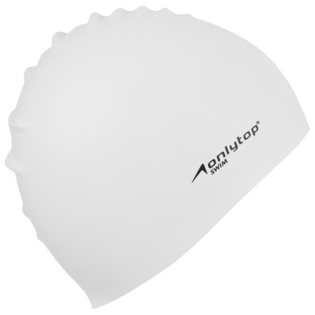 Hat of swimming adult Onlytop Swim, silicone, girth 54-60 cm-3