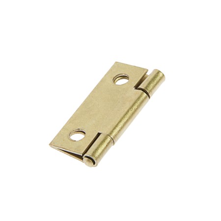 Iron loop, 37x21x1 mm, brass color-1