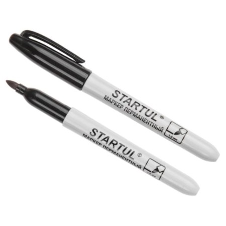 Construction marker Startul ST4350-01, permanent, felt, black, 1.5 mm-2