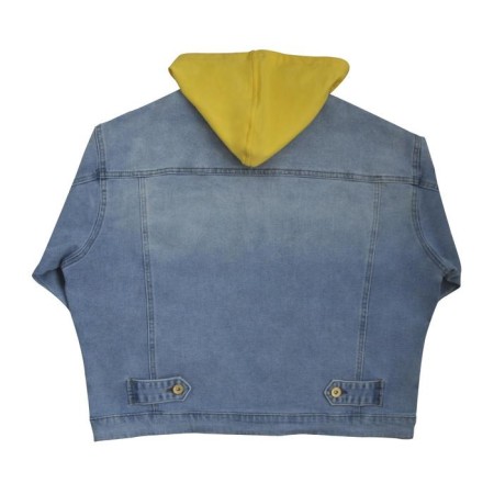 Denim jacket for girls, height 146 cm, blue color-1
