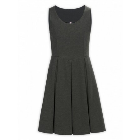 Платье для девочек, рост 128 см, цвет тёмно-серый-7