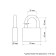 Castle "Bison Expert" of a hinged, brass case, elongated hardened handle, 70 mm