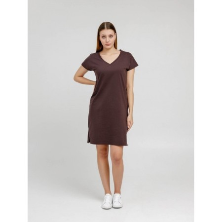 Women's dress, size 46, brown color-10