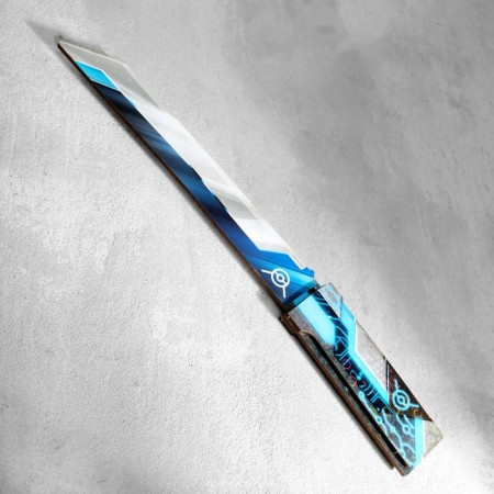 The souvenir is wooden "Tanto knife", in a scabbard, blue-2