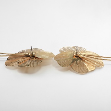 Earrings with pearls "bead" Katalya, color gold-2