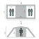 Tent, Casmping Ruswell 4, Green, 4-seater series