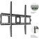 Black Black 55 "-100" Max.75kg, wall-mounted bracket