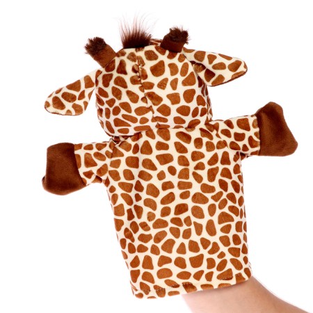 Soft toy on the hand "Giraffe", 26 cm-2