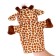 Soft toy on the hand "Giraffe", 26 cm