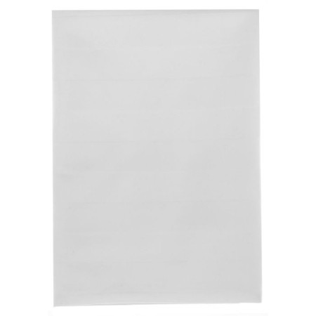 Pillowcase 50x70 cm, white color, strip-satin 140g/m² 100% cotton-3