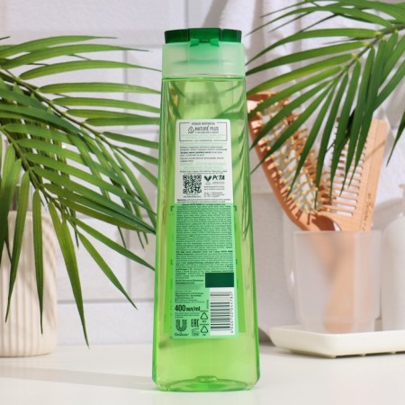Shampoo and hair balm clean line 2 in 1 “phytocaratin”, with hops and burdock oil, 400 ml-1