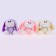 Soft toy "Shchery Rabbit", on a key fob, color mix