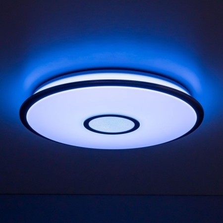 Lamp Citilux "Starlight" CL703A61G, 51.5x51.5x7.5 cm, 1x65W, LED, Gray Color.-25