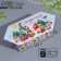The prefabricated box - the context of New Year, 9.3 x 14.6 x 5.3 cm, New Year