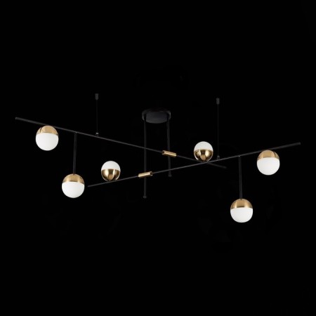 Ceiling Ceiling ST LUCE. SL1507.422.06. Albero. 6x5 watts, G9, 4000k, 163.5x20x75 cm, black color-3