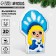 New Year's embroidery with a cross. Set for creating a toy "New Year! Cute Snow Maiden "