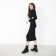 Women's dress Midi with a cut Mist p. 48, black
