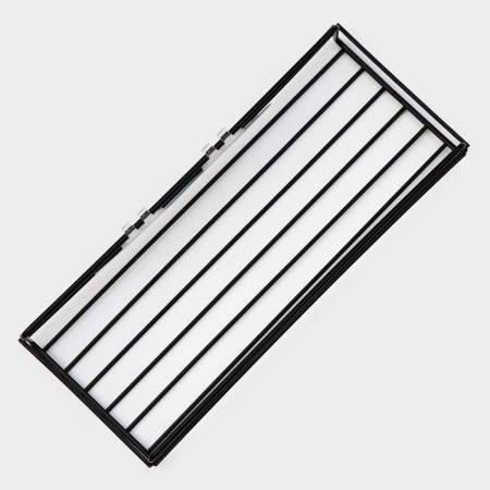 Shelf on Velcro Dolyan, 26.5 × 11 × 5 cm, black color-3