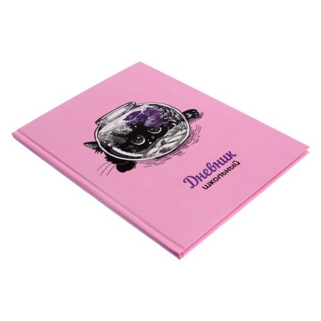 Universal diary for grades 1-11 Aquarium, hard cover, matte lamination, cheat sheet, 48 sheets-1