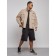 Jeaning jacket men's, size 54, beige color