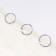 Ring for the cornice, connective, d = 50/56 mm, 10 pcs, silver color