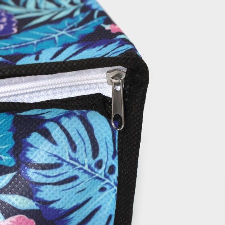 Cofr for storing things "Tropics", 45 × 30 × 20 cm, blue color-3
