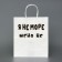 Gift package with jokes, "does not bother me", white, 24 x 14 x 28 cm