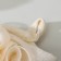 Massage washcloth with scraper of the share "Aphrodite", 11 × 16 cm, beige color