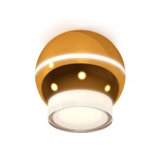 Lumber of the overhead Ambrella Light, XS1105031, MR16 GU5.3 LED 3W, 4200K, color is yellow gold, white matte