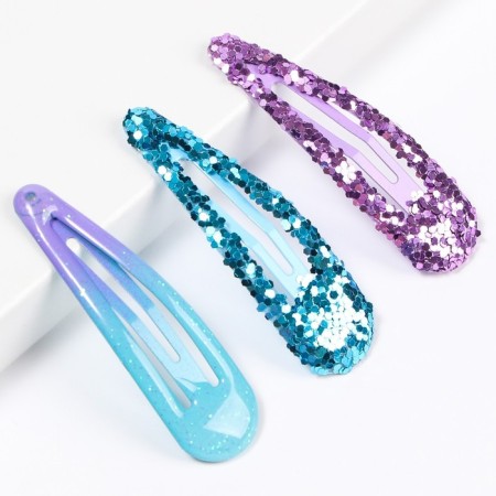 Hair hair clip, 10 pieces, cold heart-2