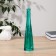 Vase "Strelka" tetrahedral, green 29x5.5x5.5 cm, 0.2l mix 1560m