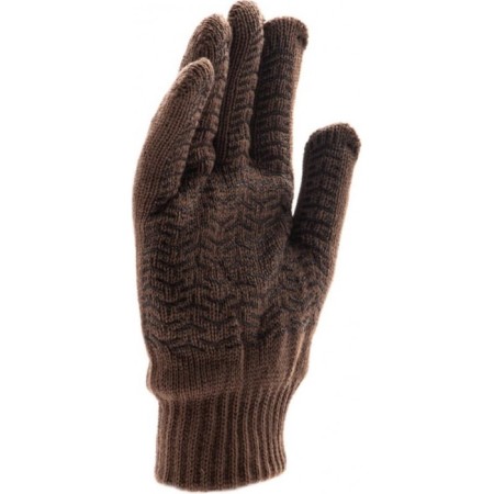 Workers, m/b gloves, with PVC coating, half -wool, Sibrtekh-2